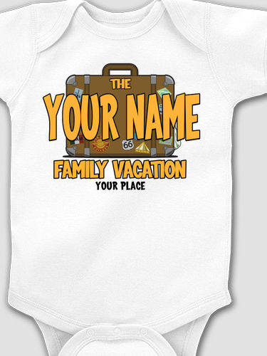 Family Vacation : Printed Baby Bodysuits