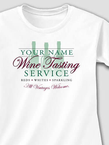 Wine Tasting Service : Printed T-Shirts