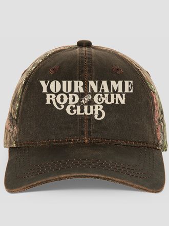 Rod and Gun Club : Embroidered 2-Tone Camo Hats