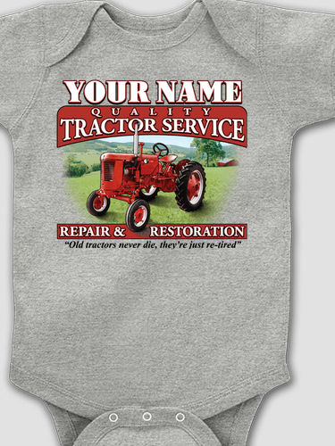 Tractor Service : Printed Baby Bodysuits