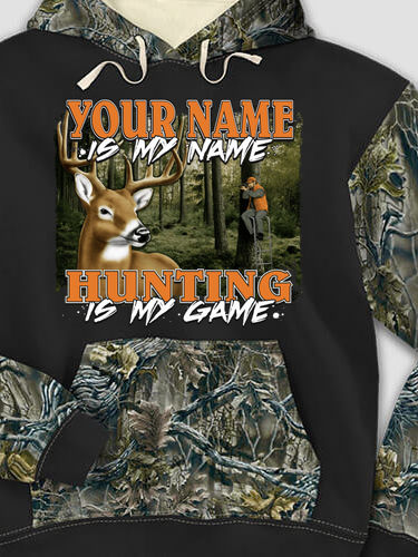 Hunting is my Game : Printed 2-Tone Camo Hoodies