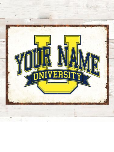 Classic University : Tin Signs