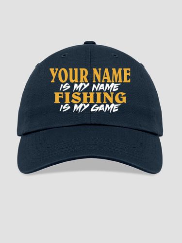 Fishing is my Game : Embroidered Baseball Hats