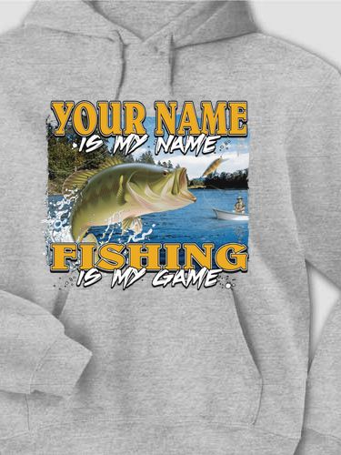 Fishing is my Game : Printed Hoodies