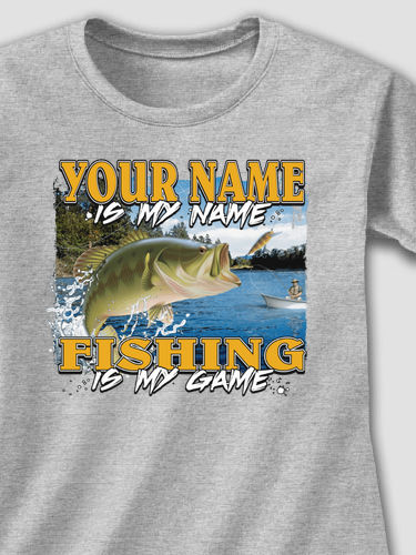 Fishing is my Game : Printed T-Shirts