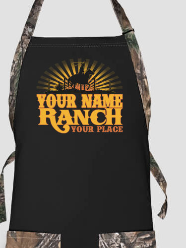 Ranch : Printed 2-Tone Aprons