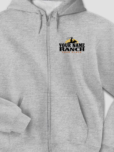 Ranch : Embroidered Zip Hoodies