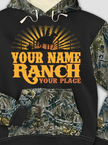 Ranch : Printed 2-Tone Camo Hoodies
