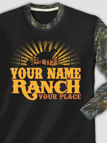 Ranch : Printed 2-Tone Camo Long Sleeves