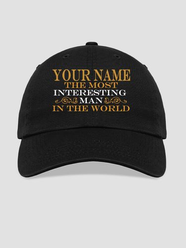 Interesting Man : Embroidered Baseball Hats