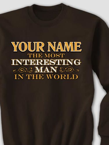 Interesting Man : Printed Sweatshirts