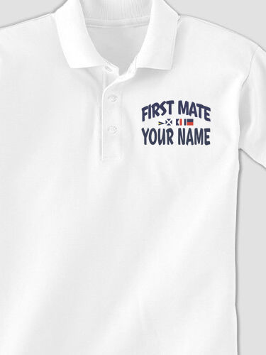First Mate : Embroidered Polo Shirts