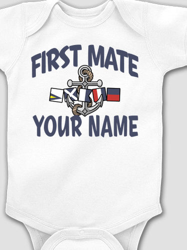 First Mate : Printed Baby Bodysuits