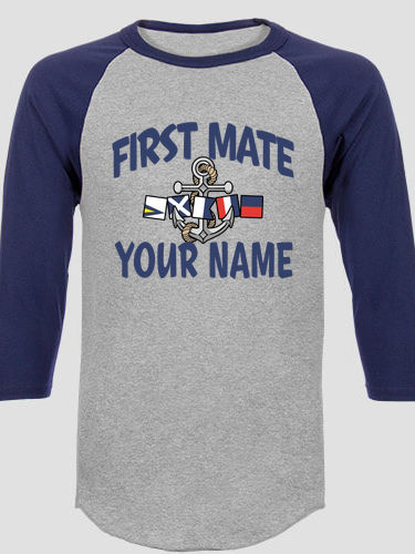First Mate : Printed Raglan Shirts
