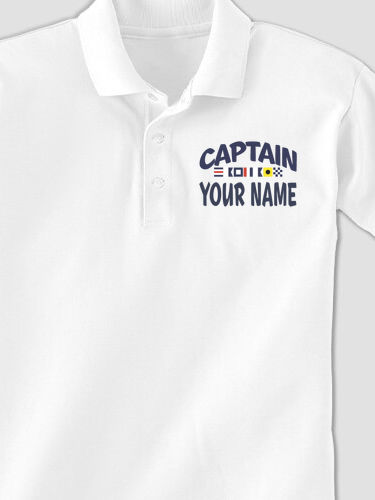 Captain : Embroidered Polo Shirts