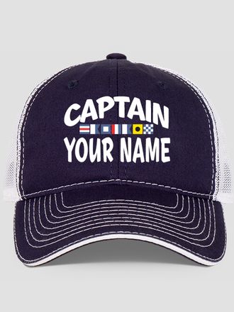 Captain : Embroidered Trucker Hats