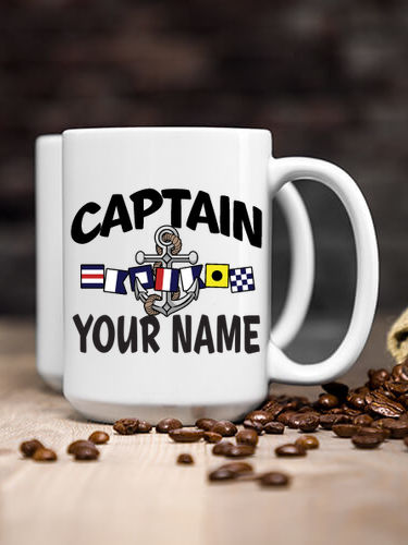 Captain : Ceramic Coffee Mugs