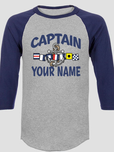 Captain : Printed Raglan Shirts