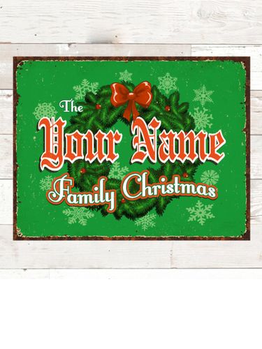 Family Christmas : Tin Signs