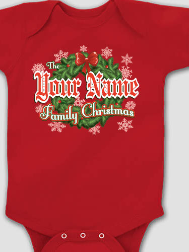Family Christmas : Printed Baby Bodysuits