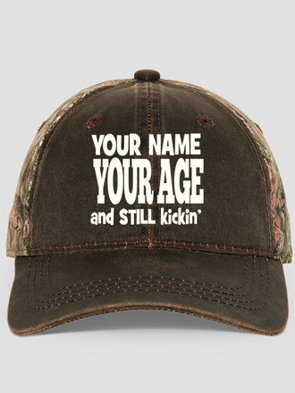 Still Kicking : Embroidered 2-Tone Camo Hats