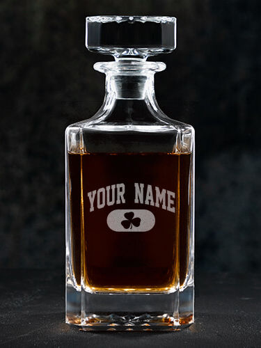 Irish Varsity : Whiskey Decanter - Engraved