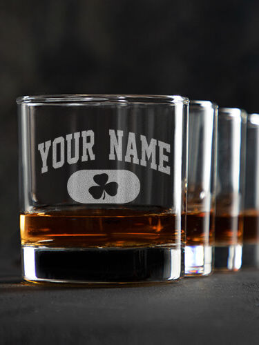 Irish Varsity : Rocks Glasses - Engraved