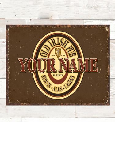 Old Irish Pub : Tin Signs