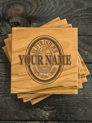 Old Irish Pub : Coasters - Engraved