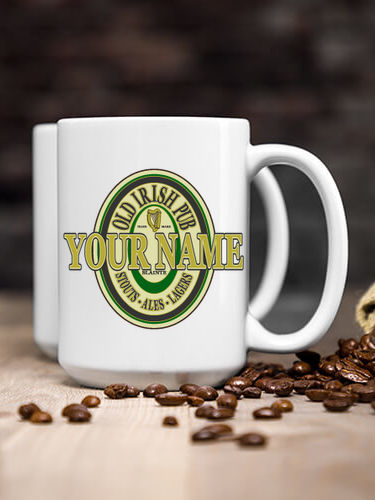 Old Irish Pub : Ceramic Coffee Mugs