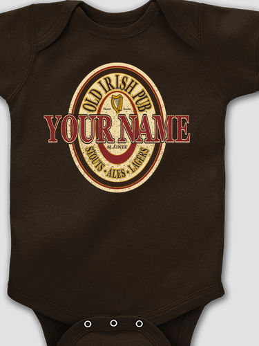 Old Irish Pub : Printed Baby Bodysuits