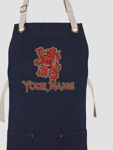 Scottish Lion : Printed Canvas Work Aprons