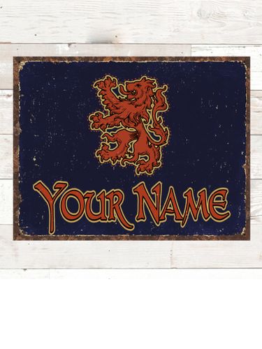 Scottish Lion : Tin Signs