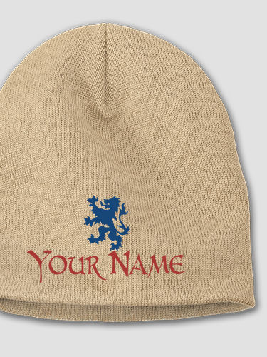 Scottish Lion : Embroidered Beanies