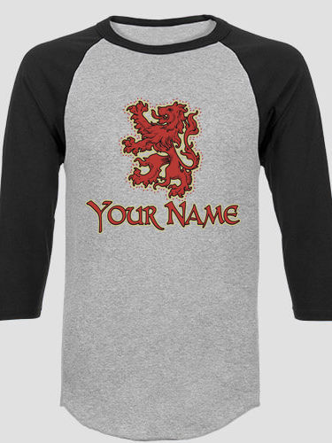 Scottish Lion : Printed Raglan Shirts