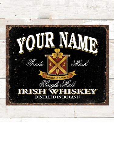 Irish Whiskey : Tin Signs