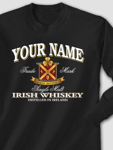Irish Whiskey : Printed Long Sleeves