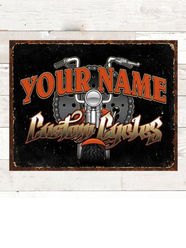 Custom Cycles : Tin Signs