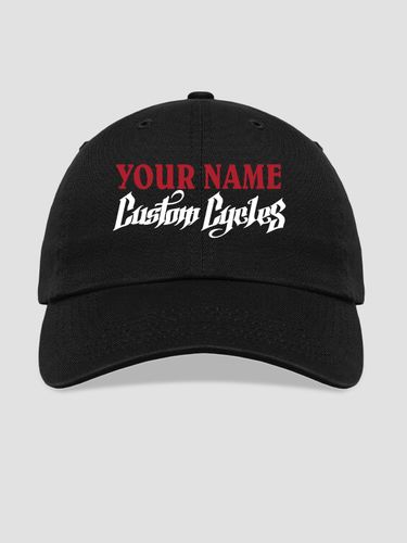 Custom Cycles : Embroidered Baseball Hats