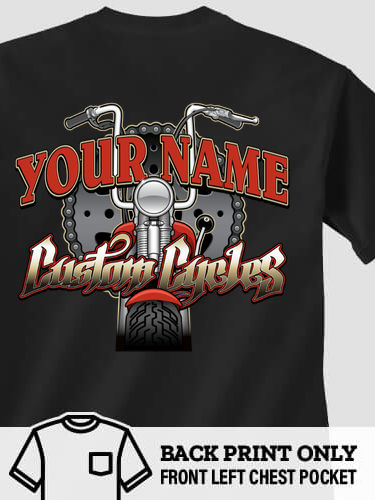 Custom Cycles : Printed Pocket T-Shirts