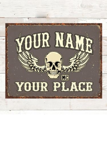 Motorcycle Club : Tin Signs