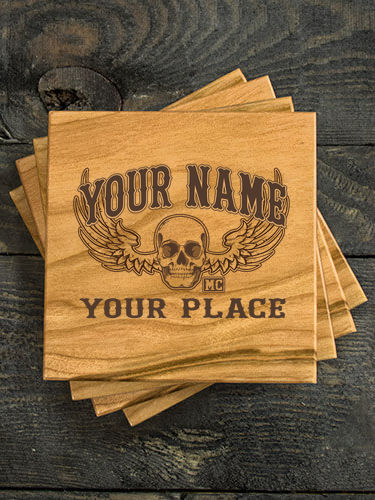 Motorcycle Club : Coasters - Engraved