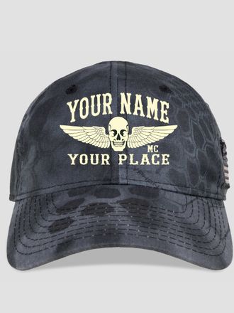 Motorcycle Club : Embroidered Kryptek Tactical Camo Hats