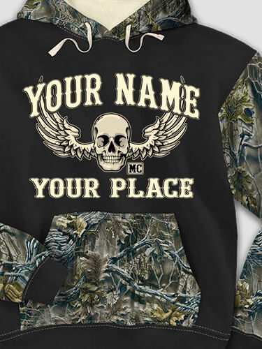 Motorcycle Club : Printed 2-Tone Camo Hoodies