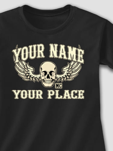 Motorcycle Club : Adult Ladies Fitted T-Shirt