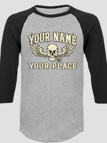 Motorcycle Club : Printed Raglan Shirts