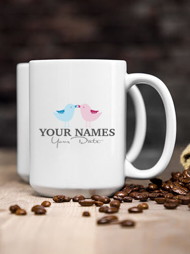 Love Birds : Ceramic Coffee Mugs