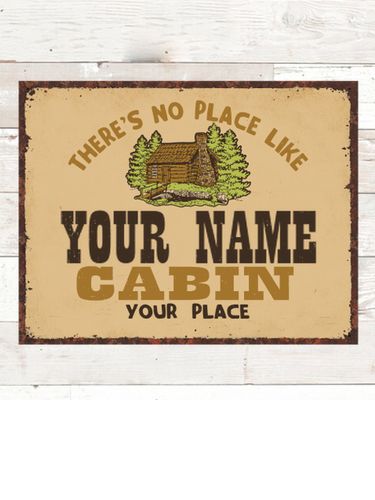Cabin : Tin Signs
