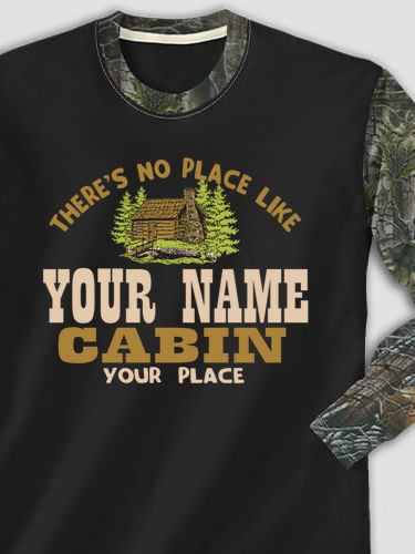 Cabin : Printed 2-Tone Camo Long Sleeves