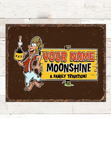 Moonshine : Tin Signs